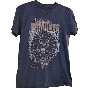 Ramones Black Short Sleeved T-Shirt Size M Punk Rock